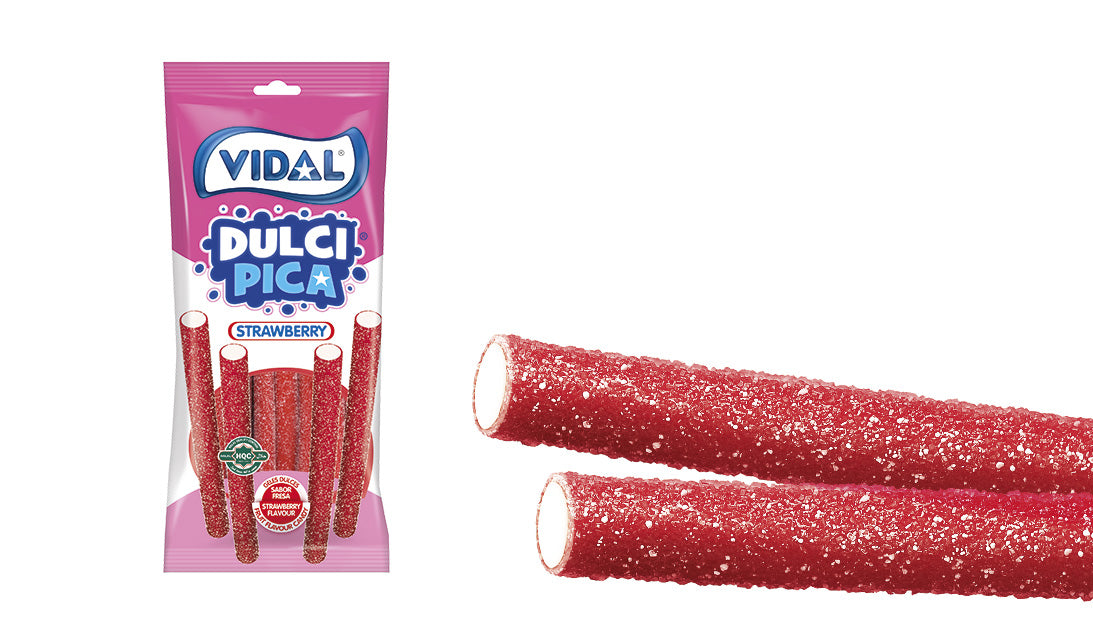Vidal - Sour Strawberry Pencils