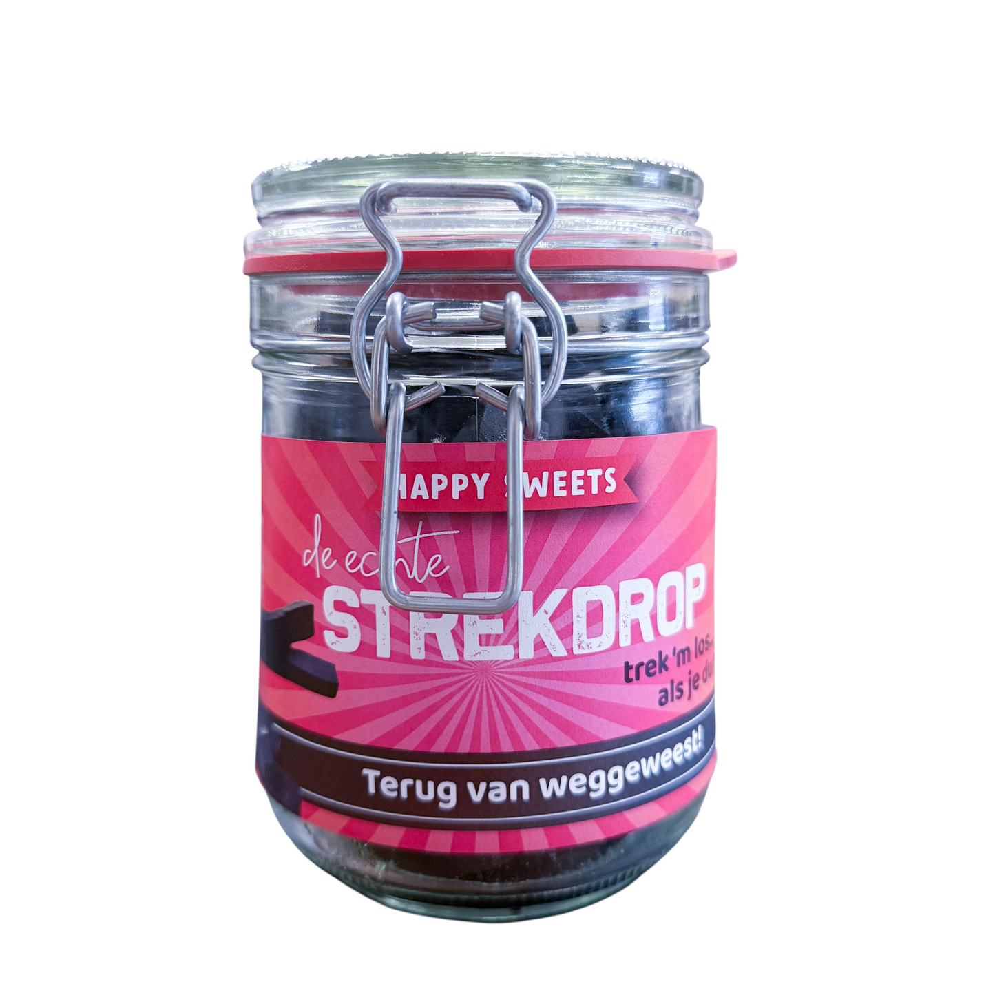 De échte Strekdrop in glazen pot – 300g | Terug van weggeweest!