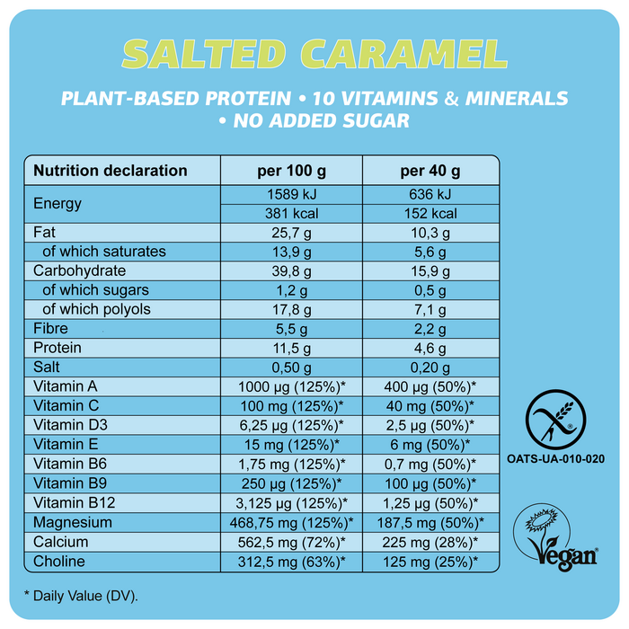 💙 FIZI Mood Booster – Vegan & Glutenvrij - Salted Caramel