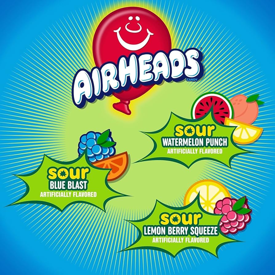 Airheads - Sour Blue Blast