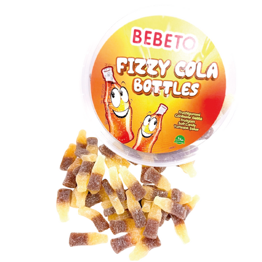 Cola flesjes snoep | Candy Cup Fizzy Cola Bottles 300 gram