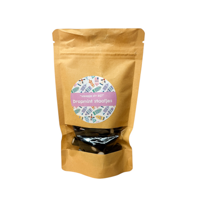 Snoepje d’r bij? – Dropmint staafjes - 150 gram