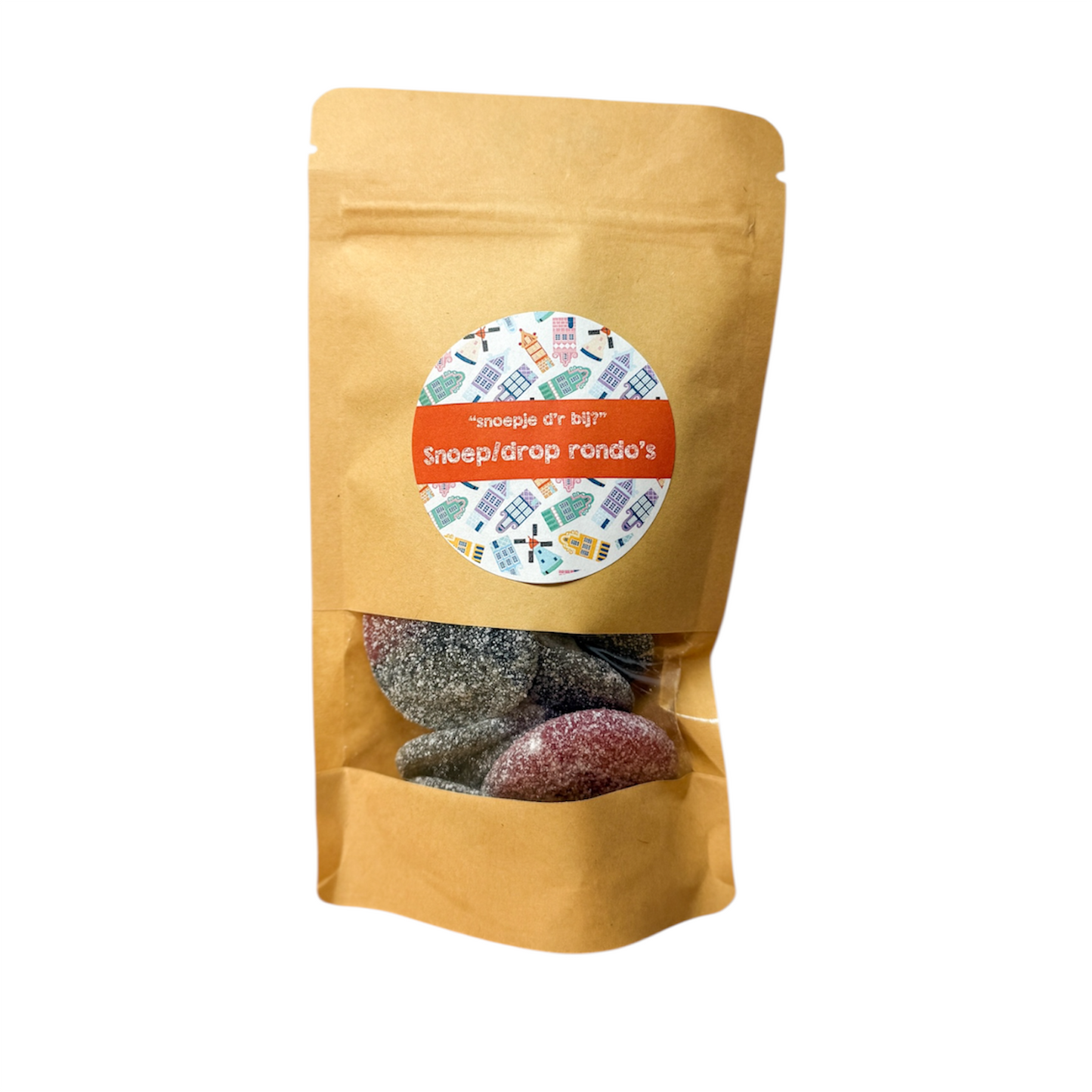Snoepje d’r bij? – Dropsnoep rondo’s - 150 gram