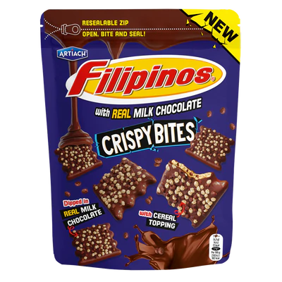 Filipinos Crispy Bites – Milk Chocolate