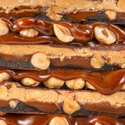 🟩 FIZI - Vegan & Glutenvrij - Guilty Pleasure Bar – Hazelnut + Caramel