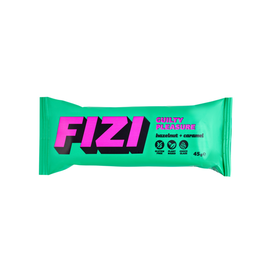 🟩 FIZI - Vegan & Glutenvrij - Guilty Pleasure Bar – Hazelnut + Caramel