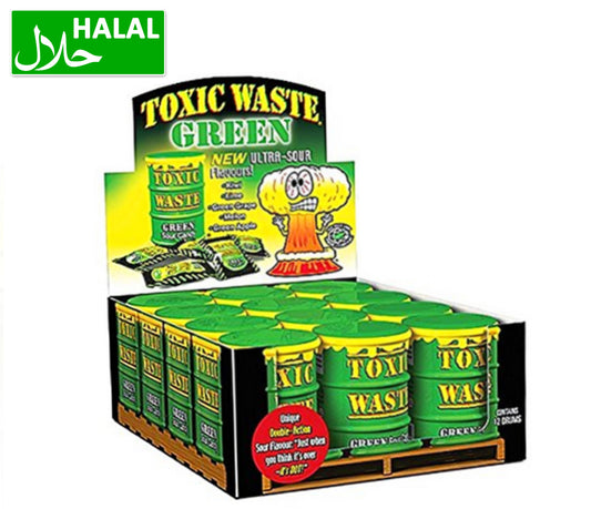Toxic Waste - Green Sour Candy Drum