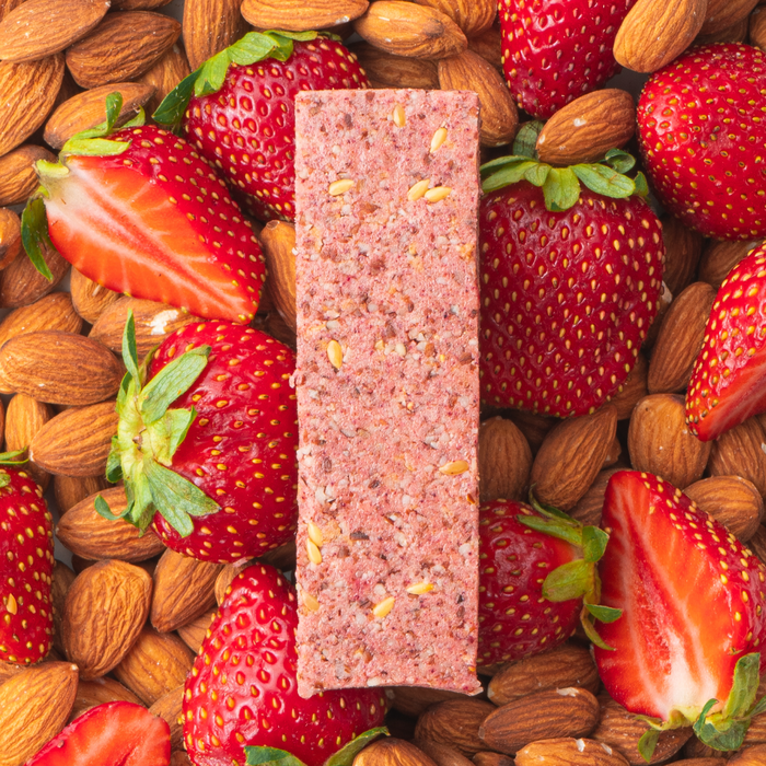 🩷 FIZI Keto Proteïne bar – Strawberry + Almond