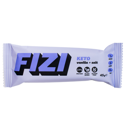 🟪 FIZI Keto Proteïnebar – Vanilla + Salt