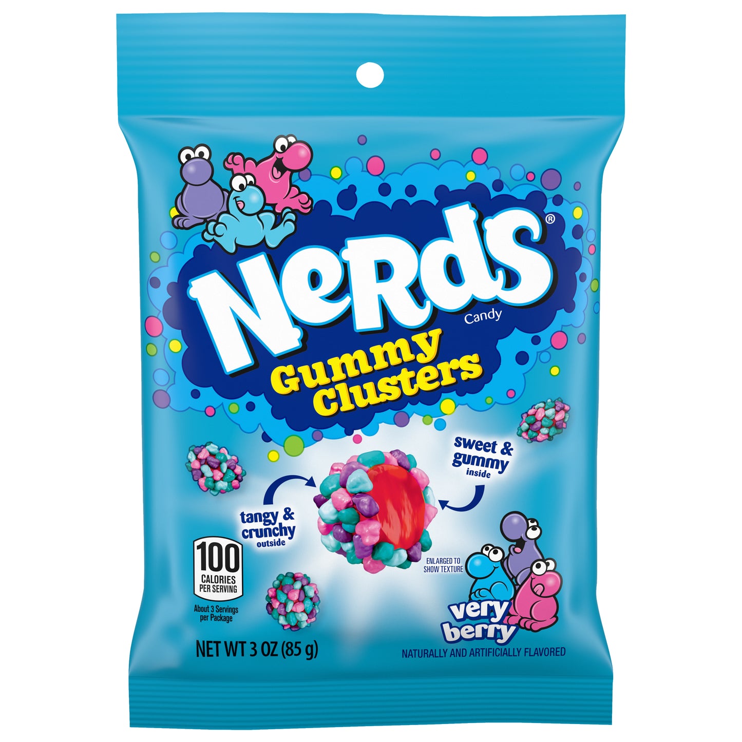 Nerds - Peg Bag Clusters Very Berry