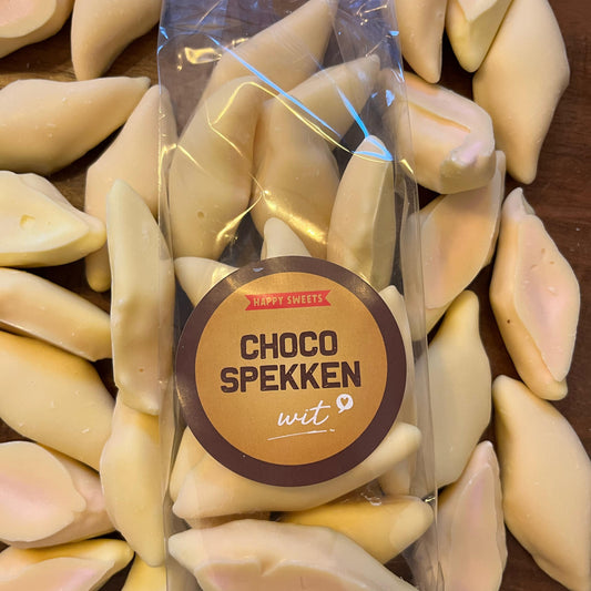 Blokzak - Chocospekken "Witte chocolade"