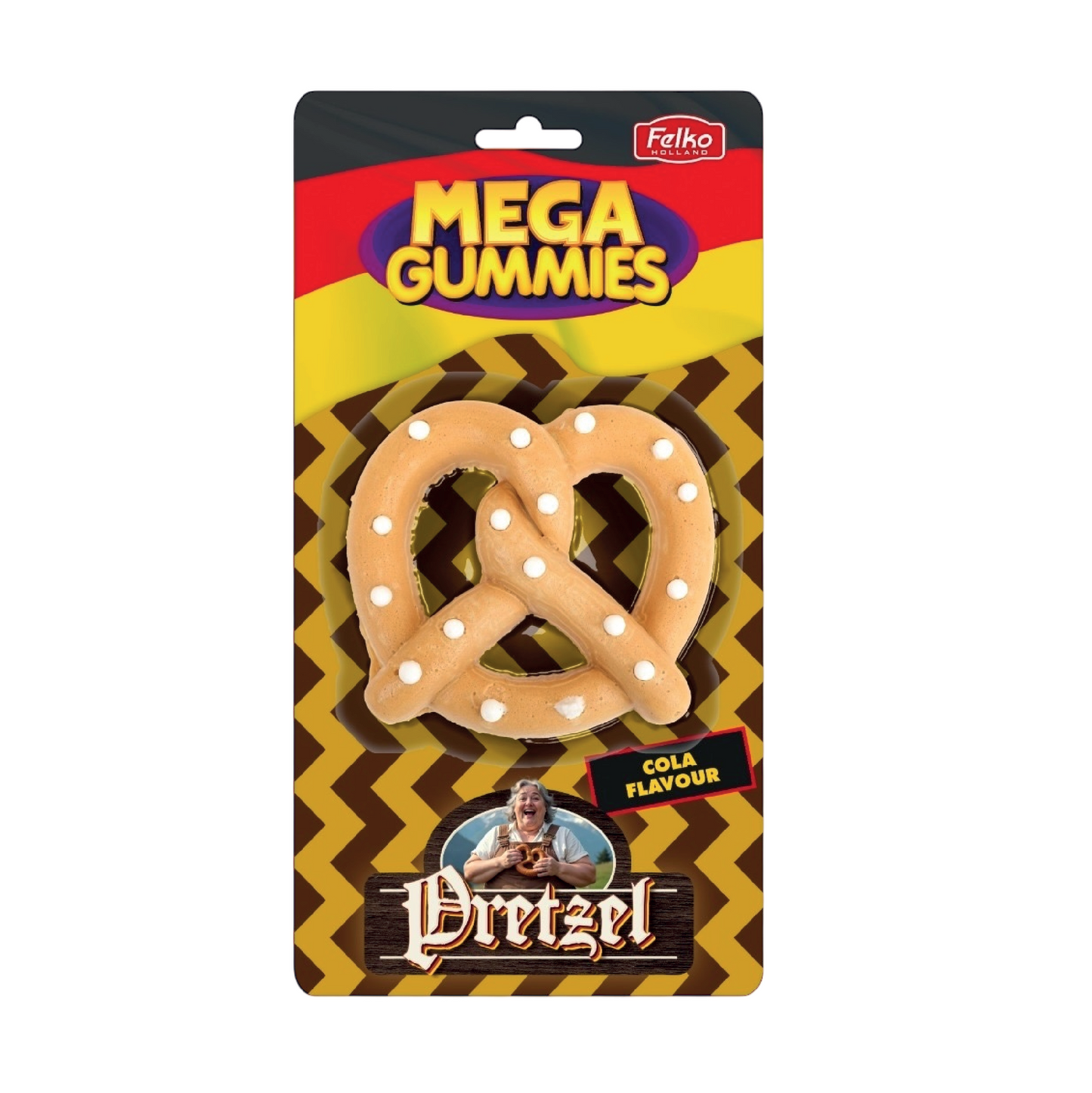 Mega Gummies Pretzel – Cola smaak (XXL gummisnoep)