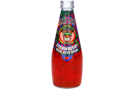 🍓 Thai Tiki Basil Seed Drink – Strawberry