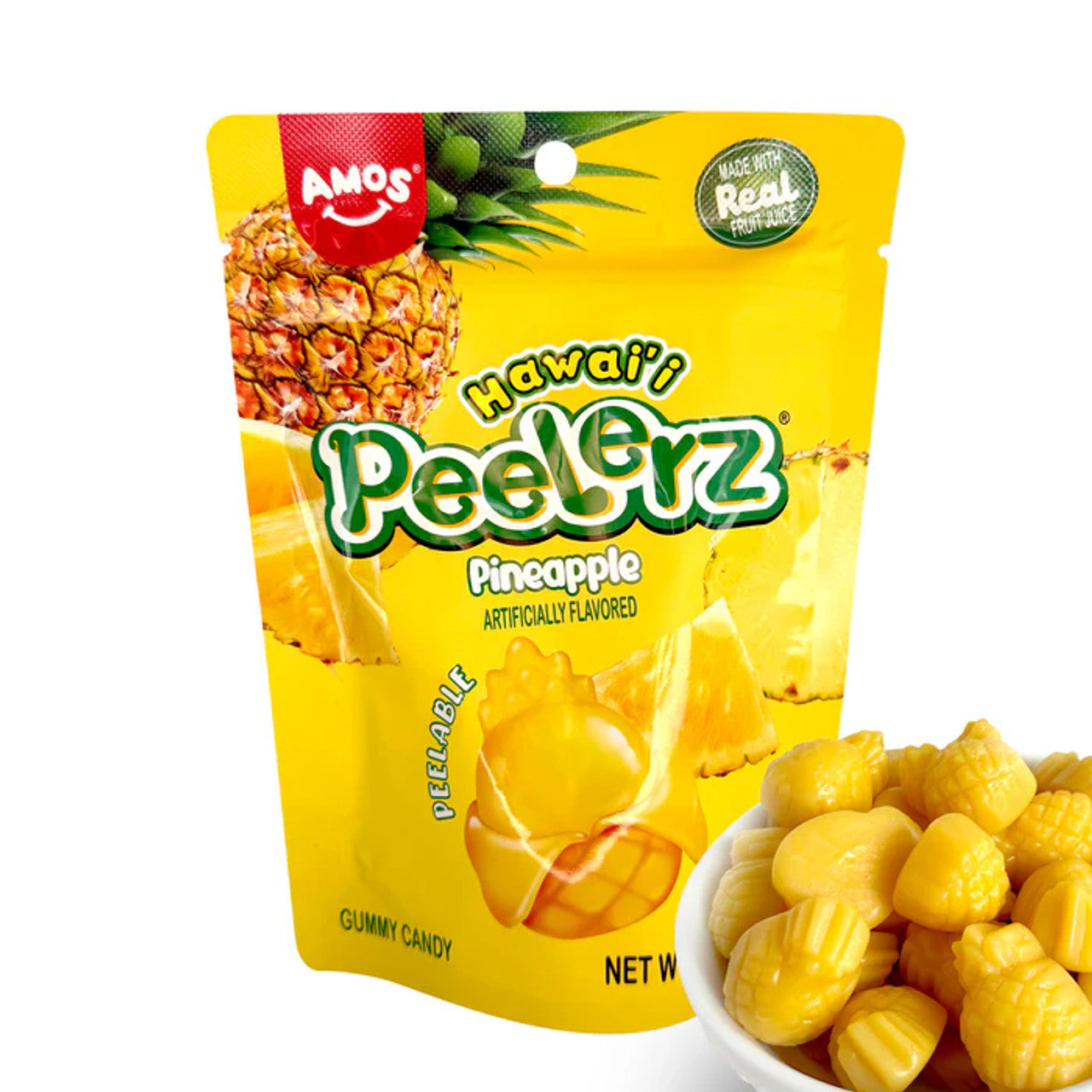 🍍 Amos Gummy Peelerz – Pineapple