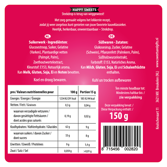 Stttt… Trekdrop doos met 12 zakken (incl. verzending)